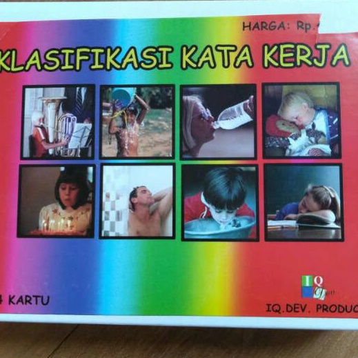 

berkualitas Kartu klasifikasi kata kerja