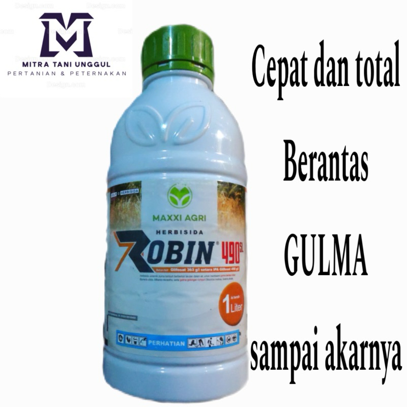 Herbisida Sistemik ROBIN 490SL (Glifosat490SL)
