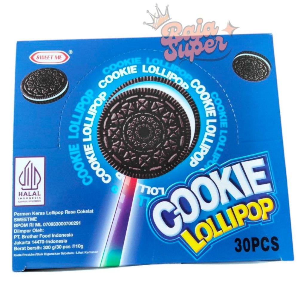 

Lollipop Candy Bentuk Oreo (1 pack = 30 pcs)
