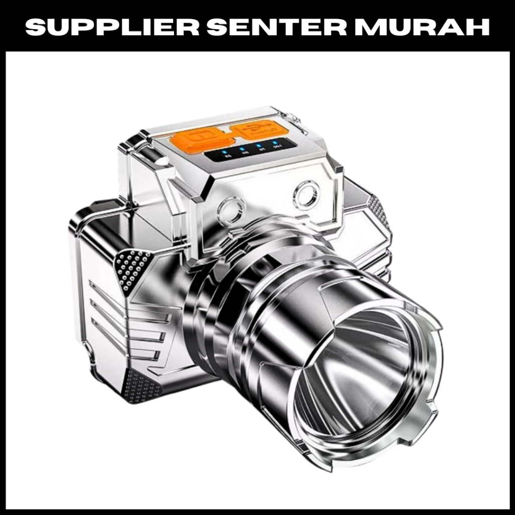 TERMURAH Senter kepala RTL Senter Kepala Super Terang Usb Led Senter Tempel Kepala Lampu Led Cerdas
