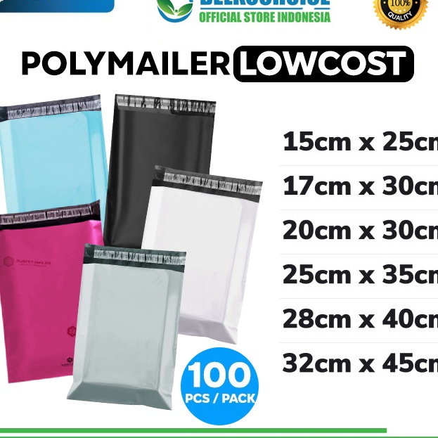 

KP8 Plastik Polymailer PACK LOW COST Amplop Packing Polimailer RUSFET