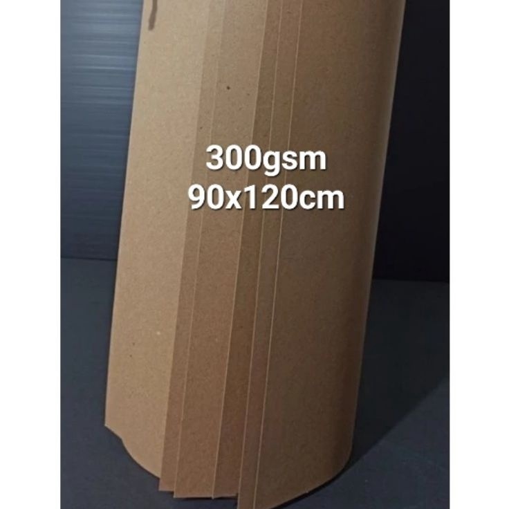 

READY STCOK kertas Karton coklat besar kraf liner tebal 3gr