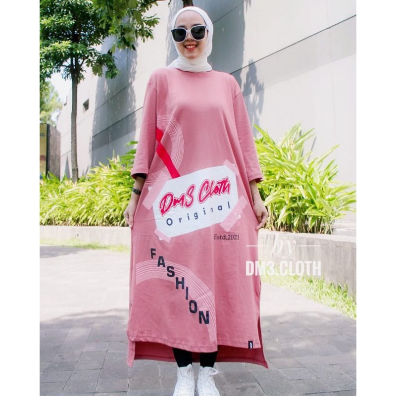 LONG TUNIC KAOS _ LONG TUNIC DM3 _ HC _ LONG TUNIC DM3 ORIGINAL _ TUNIC KAOS DM3 _ TUNIC KAOS TERBAR