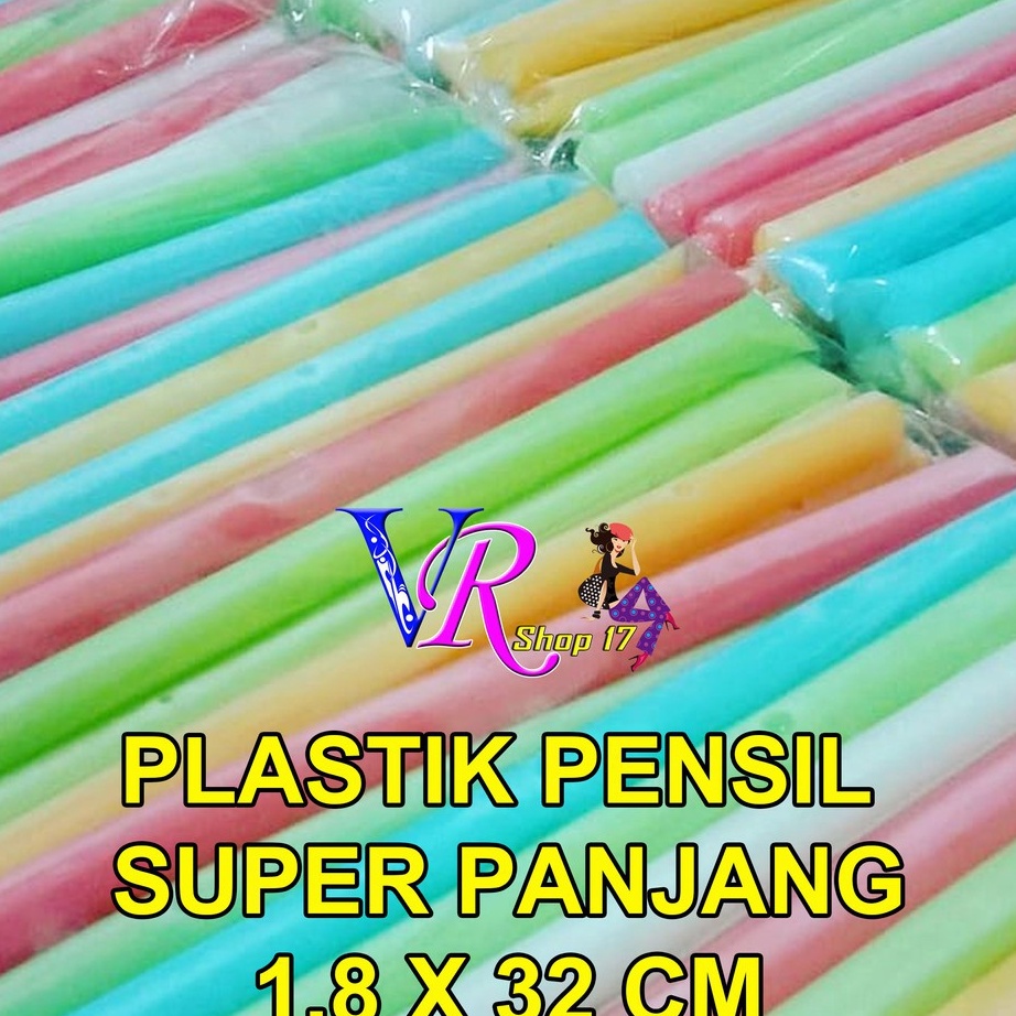 

CUCIGUDANG Plastik Es Pensil 18x32 cm 25 gr Plastik Pensil Super Panjang Termurah
