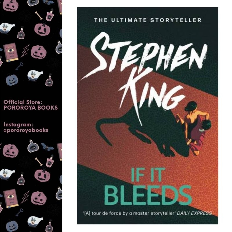 PO Buku ORIGINAL Novel Stephen King IF IT BLEEDS English Novel Horror Novel Film