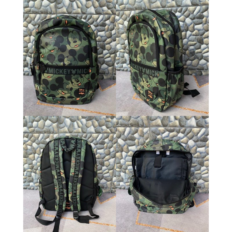 SALE 70% RANSEL SMIGGLE MICKEY MOUSE  ARMY KODE 440766 ORIGINAL KIDZ STATION 100%