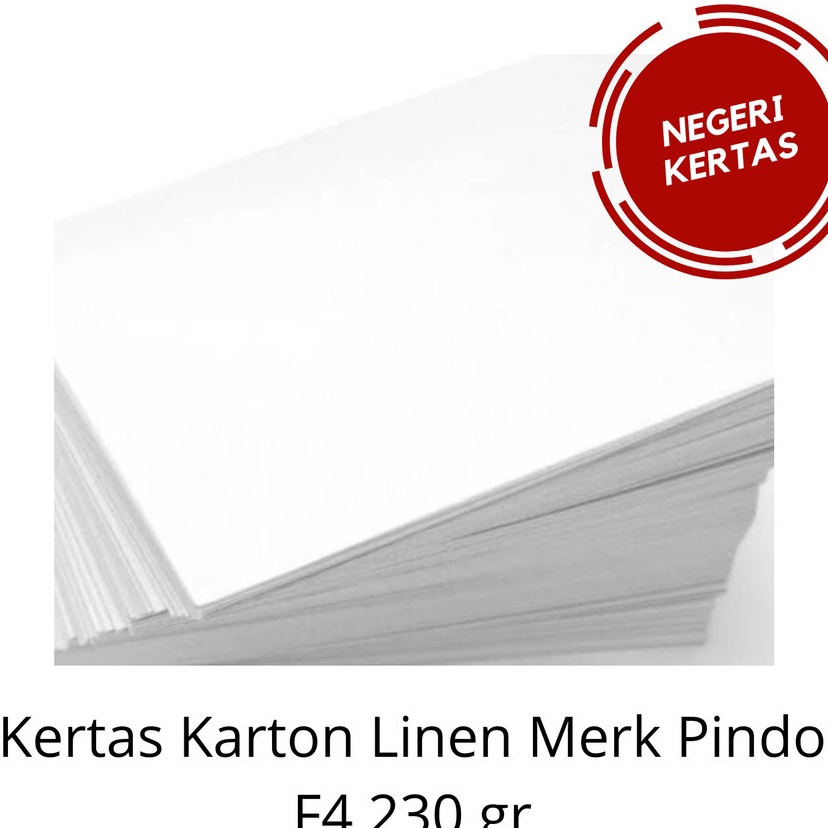 

KI3 Kes Karton n F4 215 cm x 33 cm A4 21 cm x 297 cm 23gsm putih MERK PINDO Isi 5 lembar