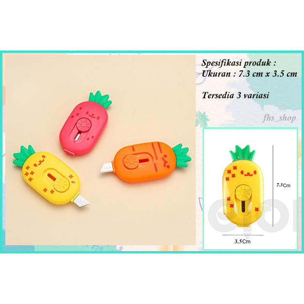 

Cutter Mini Cutter Pemotong Kertas Cutter Mini Lucu Cutter Lucu Carrot n Fruit Cutter Alat Tulis