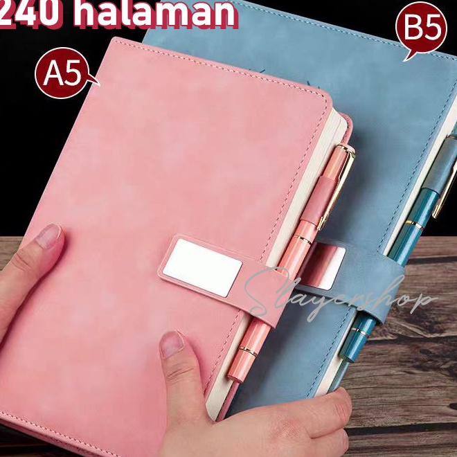 

KP8 24 halaman Buku catatan kerja cover kulit sintetis premium magnet kes A5 Notebooks magnetic agenda diary garis PU Buku memo menulis jurnal tebal Notepad daily planner Buku tulis an meeting kantor sekolah Kado hadiah gift