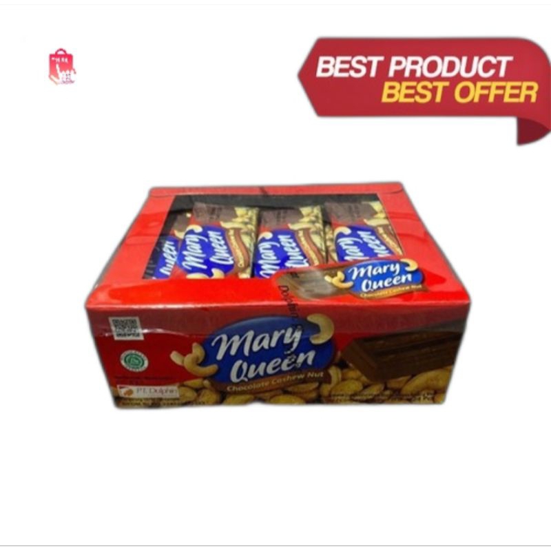 

Mary Queen Chocolate Cashew Nut (1 box/24 pcs)