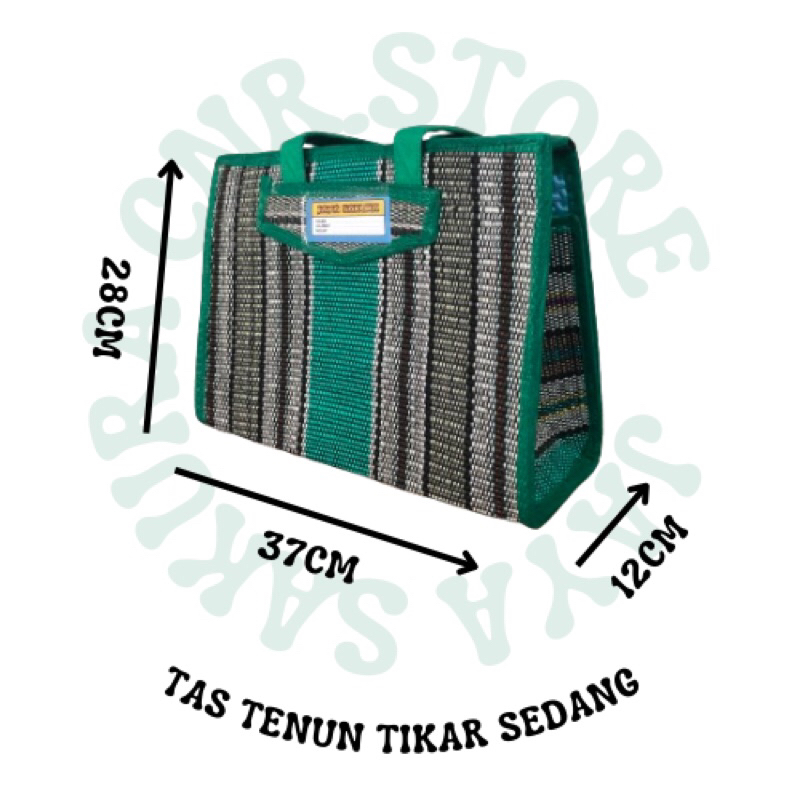 

JAYA SAKURA Tas Tenun Tikar Sedang / Tas Buwuhan / Tas Souvenir Uk. 37x12x28