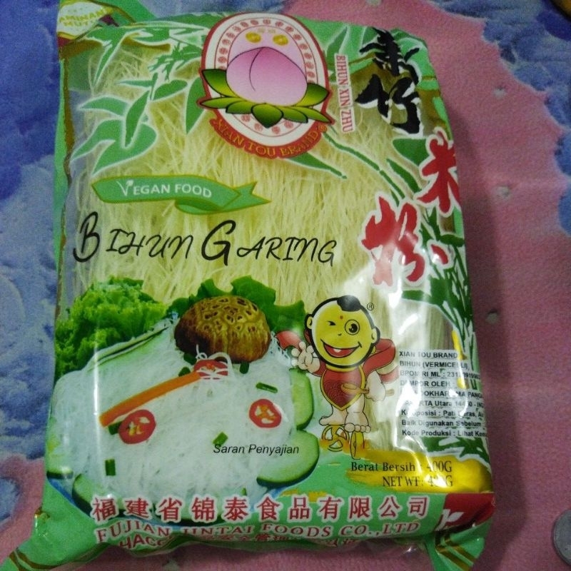 

VEGAN FOOD XIN ZHU BIHUN GARING IMPORT 1 PACK Rp 20.000