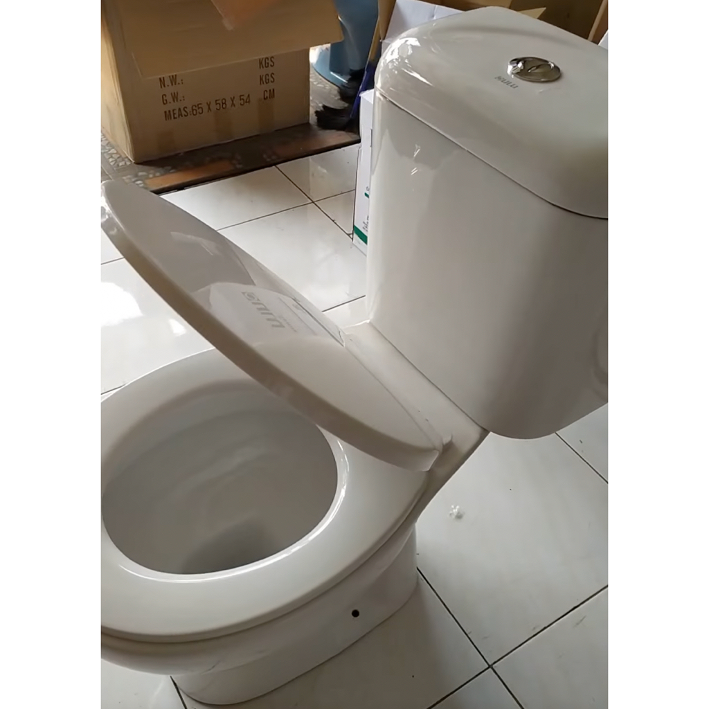 Packing Peti Kayu KLOSET IDEAL TOILET C633 OULU / CLOSET / TOILET DUDUK MONOBLOK OULU C 633