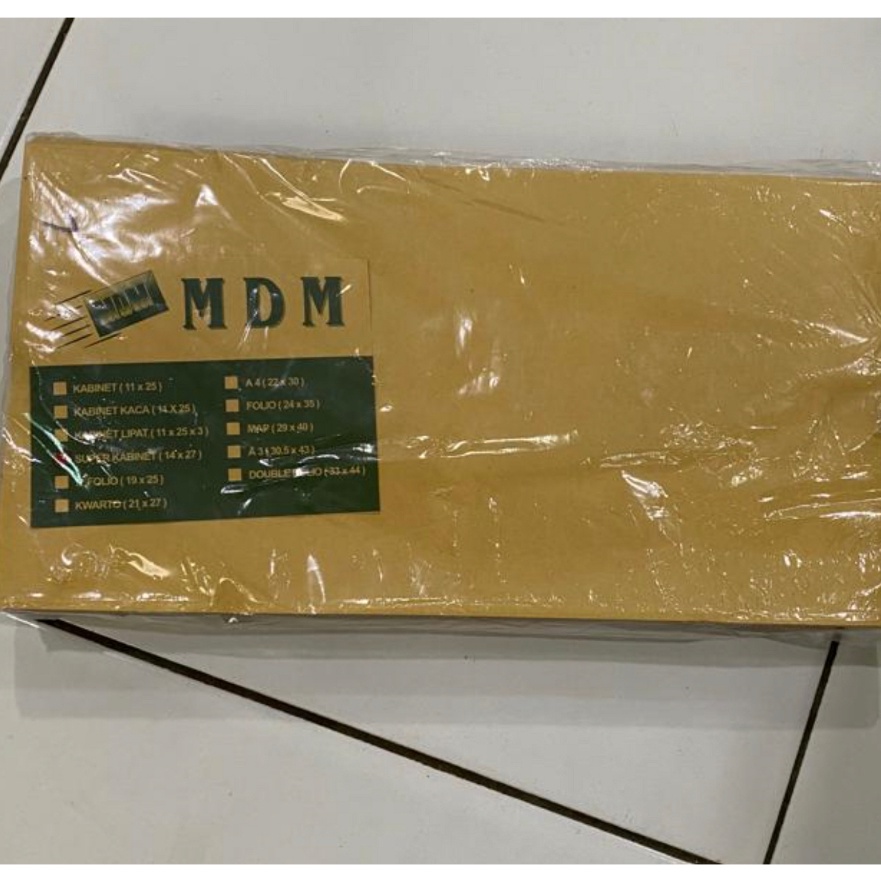 

Terbatas Amplop Coklat MDM Kabinet Cabinet 14x27cm Isi 1pcs