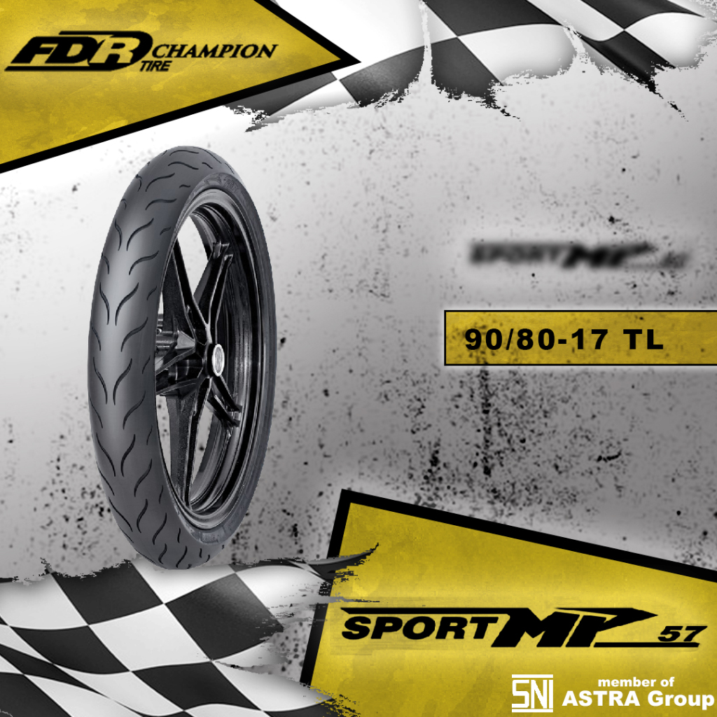 Ban TL FDR MP 57 90/80-17 soft compound