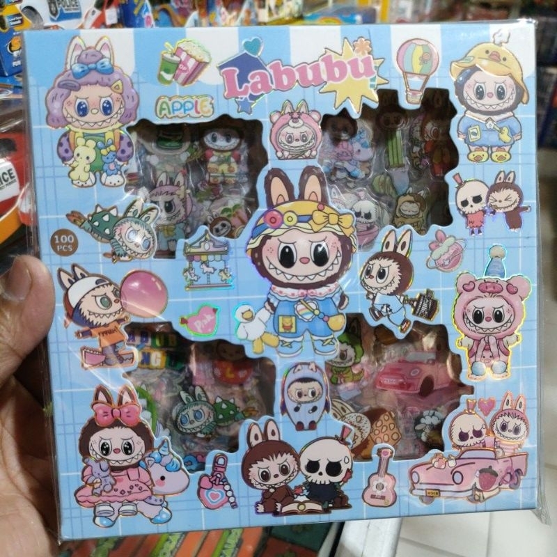 

MAINAN VIRRAL STIKER LABUBU ISI 100 LEMBAR BISA COD