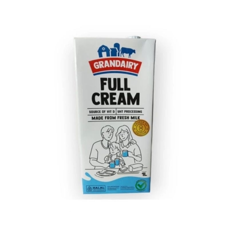 

SUSU UHT FULL CREAM GRANDAIRY 1 LITER