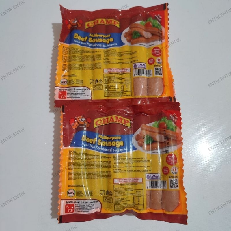 

Sosis Sapi Champ 375gr