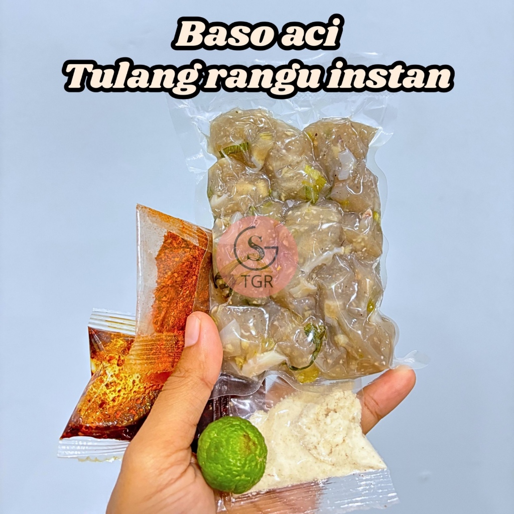 

Baso Aci Tulang Rangu 1 Bks Isi 15 Butir Dengan Kuah Chilli Oil - BOCITANG