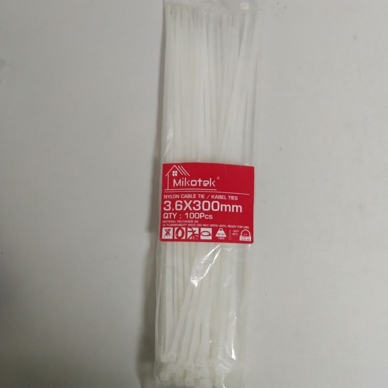 

Cable Ties 3.6x300mm 100pcs || Nylon Cable Ties