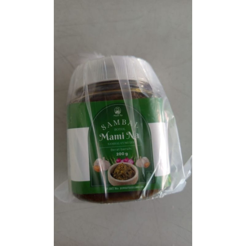 

Sambal Botol Mami Na (Sambal Cumi Ijo) 200gr