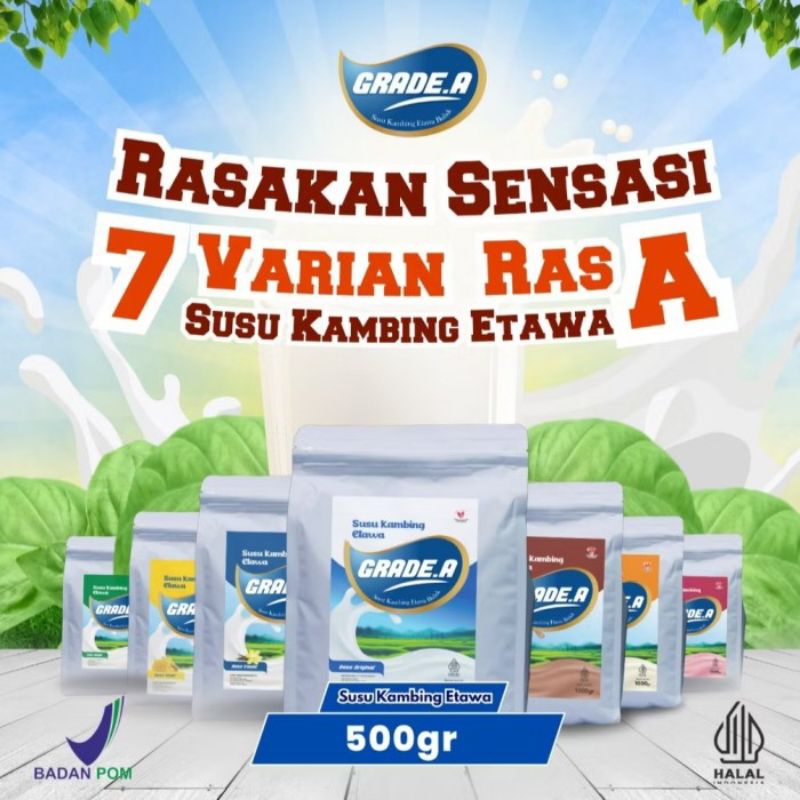 

Susu Kambing Etawa Grade A 500 gram Halal BPOM Solusi Atasi masalah Pernapasan, Flek Paru Paru, Asma, Sesak Nafas, Persendian, Osteoporosi, Pengapuran dan Masalah Sendi