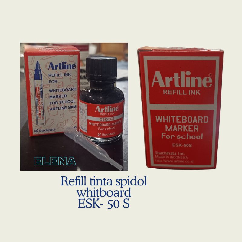 

tinta spidol whiteboard/ refill ink/tinta/hitam/artline/ESk -50S