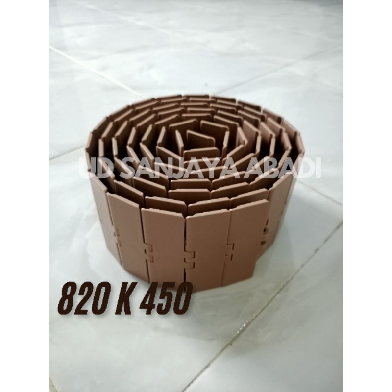 TABLE TOP CHAIN PLASTIC 820 K450 Straight, Brown