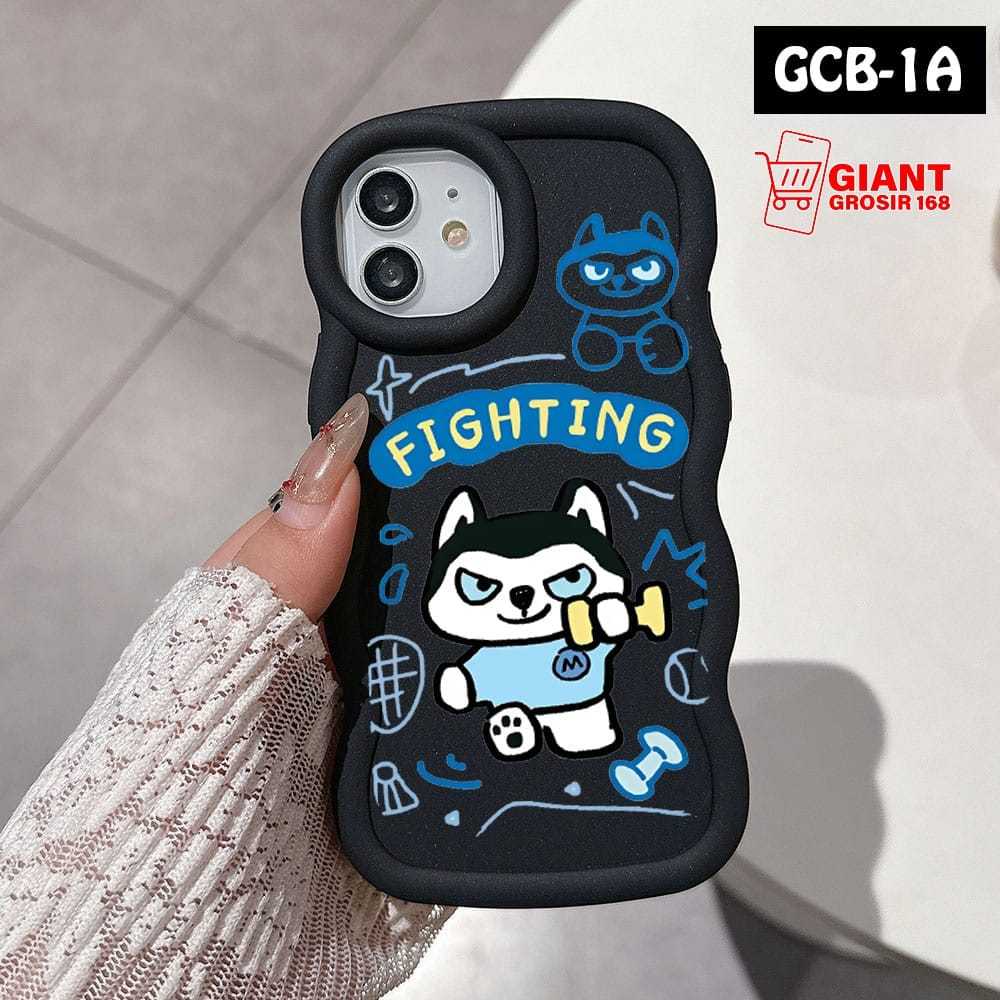 Case Macaron Gelombang Gambar Lucu GCB-01 Softcase Redmi Note 7 Redmi Note 7 Pro Redmi Note 8 Redmi 