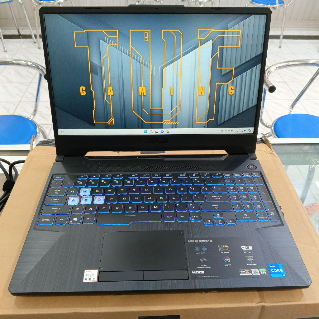 ASUS TUF F15 FX506HCB/i5-11400H/8GB/512GB/15,6" FHD 144Hz/RTX 3050/Win 11/SECOND