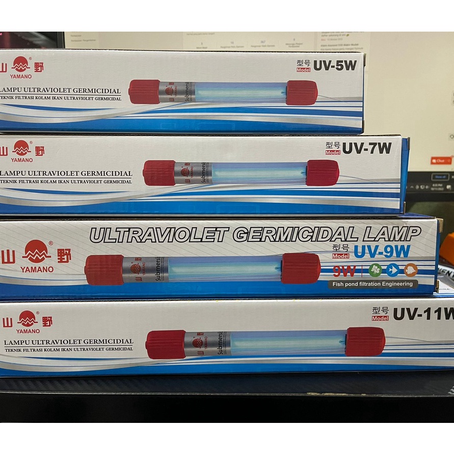 PRODUK TERBARU LAMPU UV YAMANO  LAMPU ULTRAVIOLET YAMANO  UV KOLAM  RIUM
