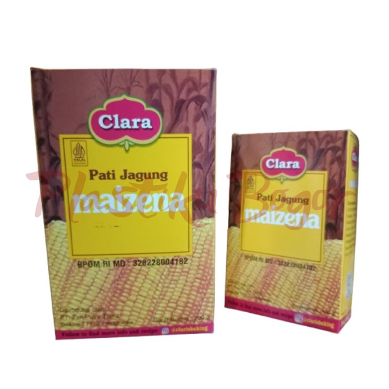 

Pati jagung Maizena Clara 100 & 200 Gram