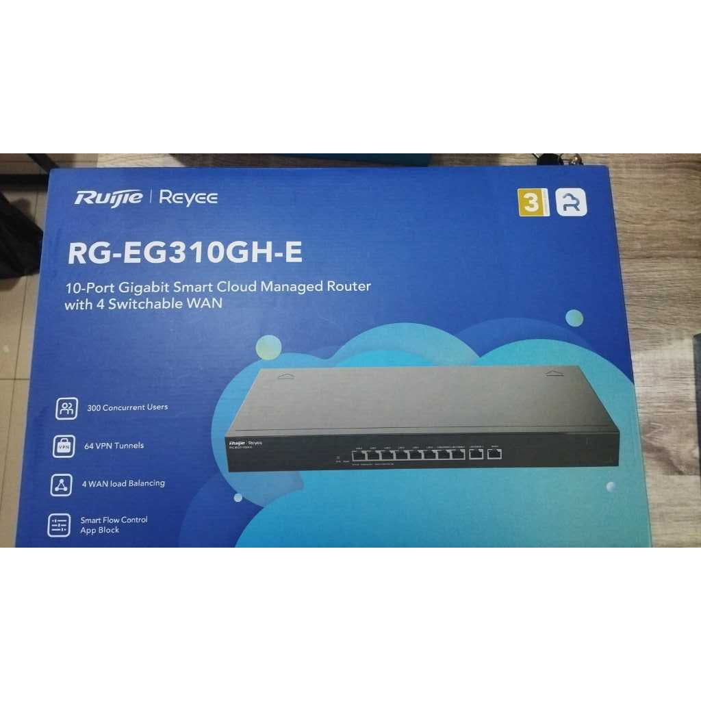 Ruijie RG-EG310GH-E Router Reyee 10-Port High Performance