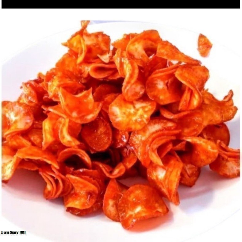 

kripik singkong balado rujak 1kg bumbu basah lengket singkong doyan termurah