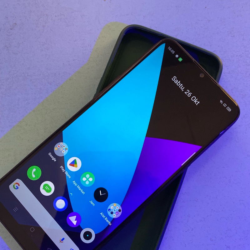 Boleh Nego Hp realme 5i 4/64 second kondisi anti ngelag,riset pabrik, habis di servis LCD,baterai da