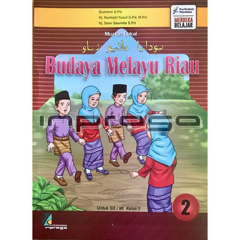 Buku BMR Kelas 2 SD Inprasa | Buku Paket BMR Pindai Barcode Kurikulum Merdeka Belajar | Budaya Melay