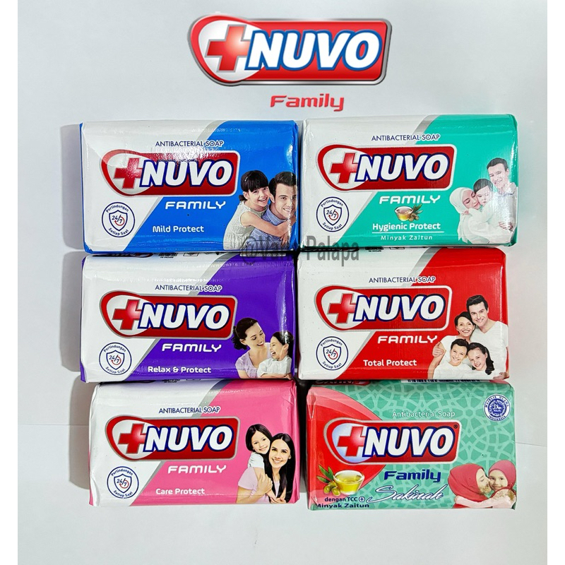 NUVO sabun batang Family || Nuvo sabun batang 72gr || Nuvo Sabun Mandi Nuvo sabun pembersih kuman