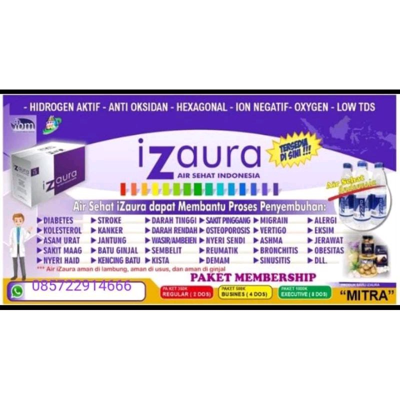 Air Alkali iZaura 1 dus Termurah