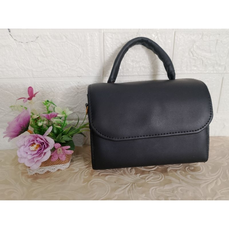 tas wanita tas tenteng tas selempang Siena polos