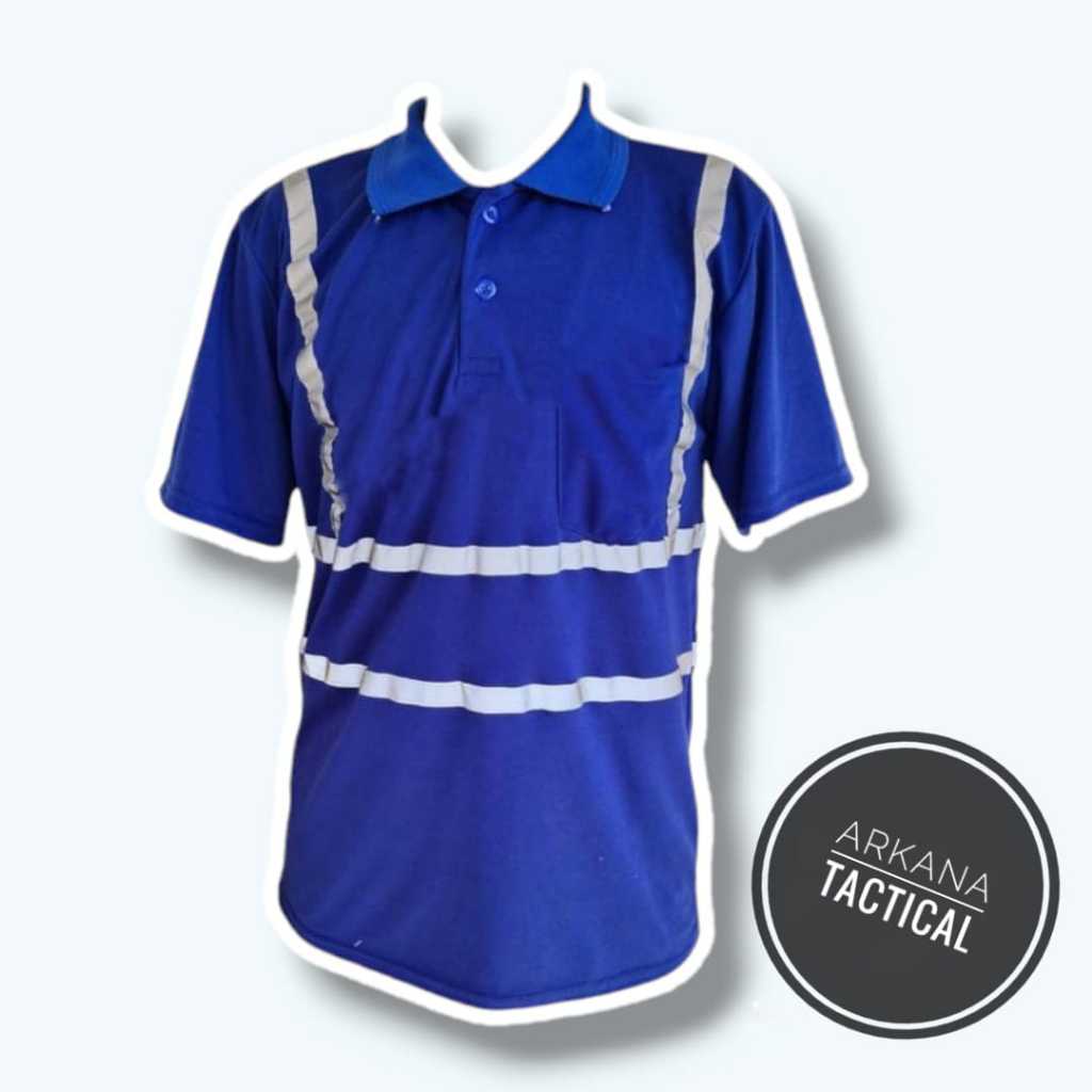 kaos polo kaos berkerah safety scotlight terlaris