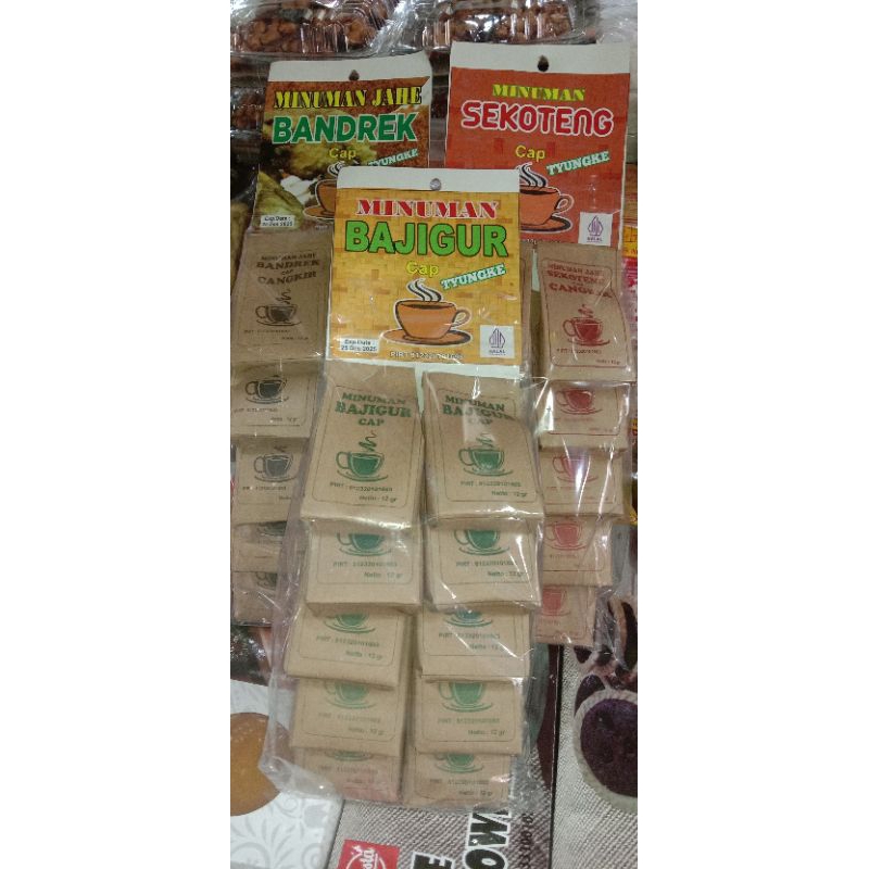 

MINUMAN BANDREK/BAJIGUR/SEKOTENG ISI 10 MURAH