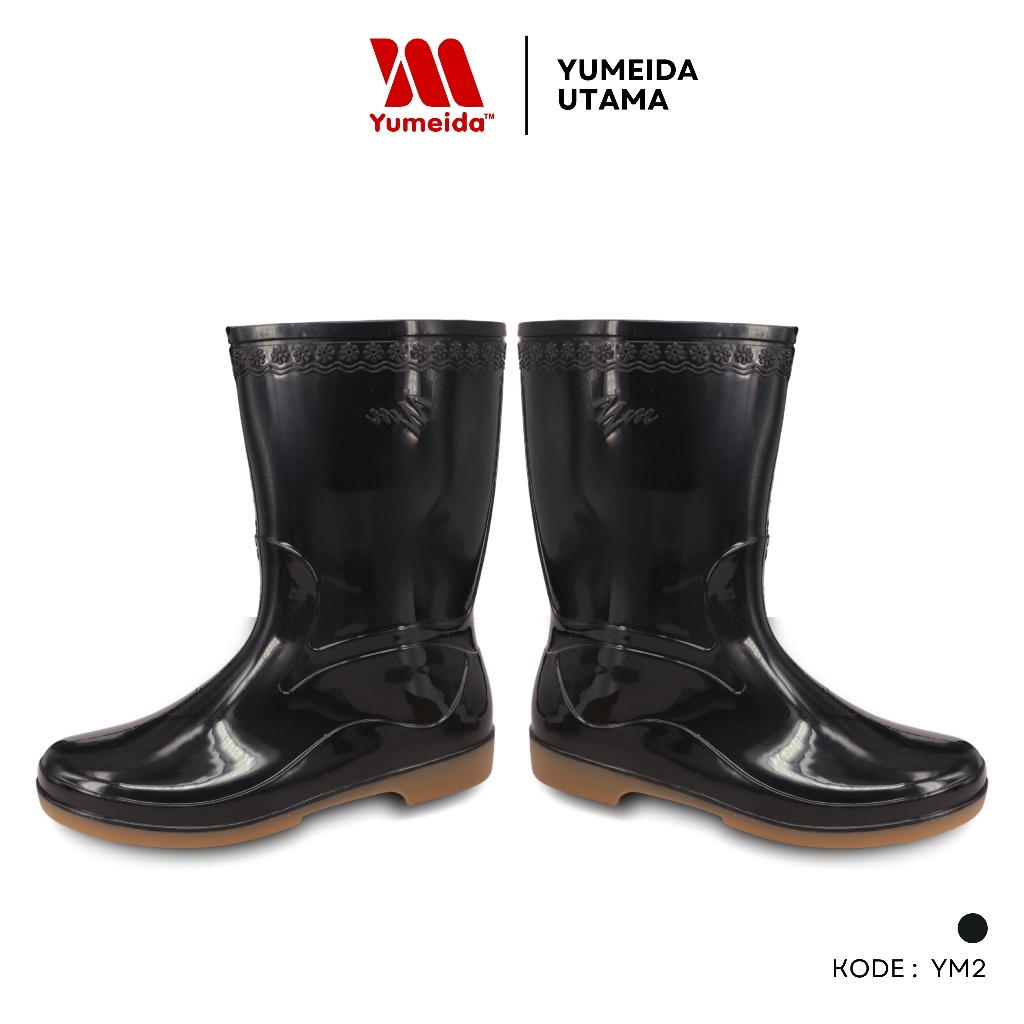 BEST SELLER YUMEIDA SEPATU BOOT - PRIA WANITA KARET - YM2