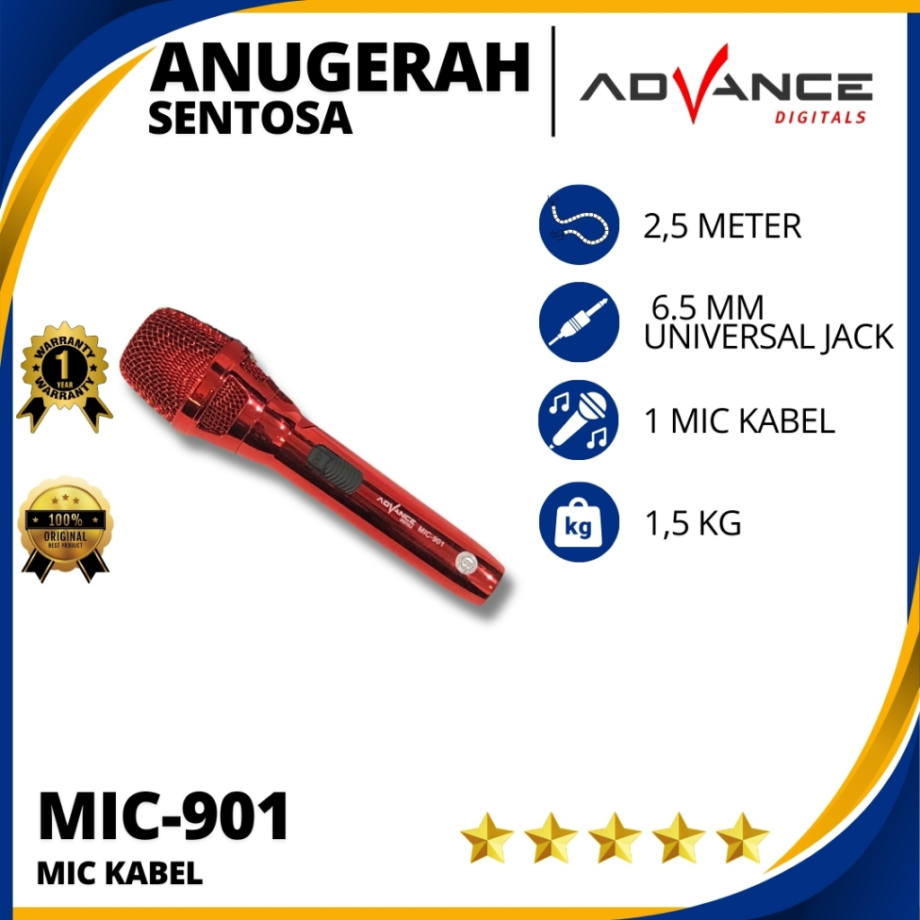 Mic Kabel Advance Mic 901 Original