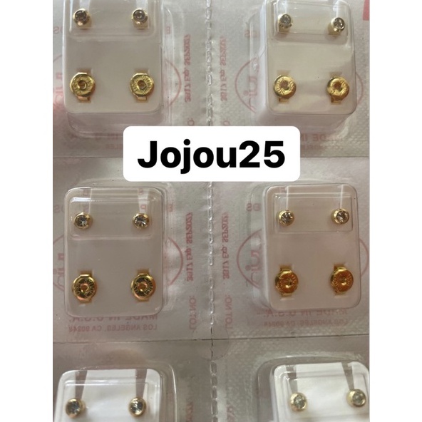 KODE S2Z Earrings  Anting Kerabu Tindik Kuping  Hidung Studex Original Made in USA  Size Medium ASLI