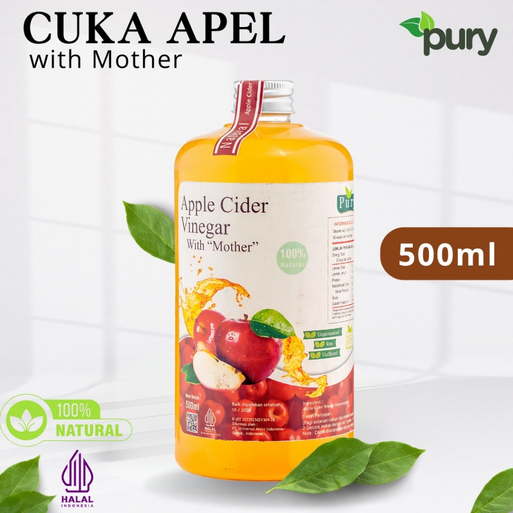 

SALE - CUKA APEL 500 ML WITH MOTHER