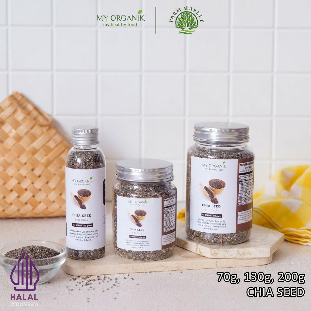 

My Organik Chia Seed Tanpa Campuran Dan Pengawet 70 gram