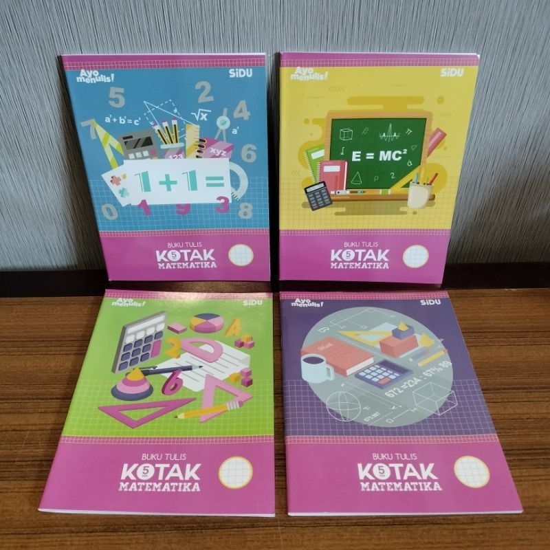 

Buku Matematika / Buku Strimin Sidu isi 38 lembar (Tema & Motif Cover Acak) (per 1 pcs)
