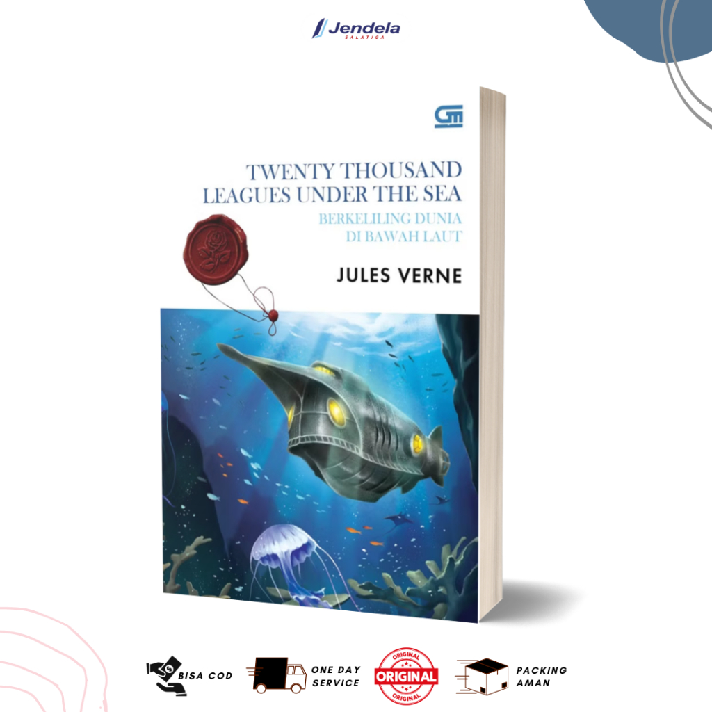 Novel Twenty Thousand Leagues Under the Sea by Jules Verne (Berkeliling Dunia di Bawah Laut ) - Nove