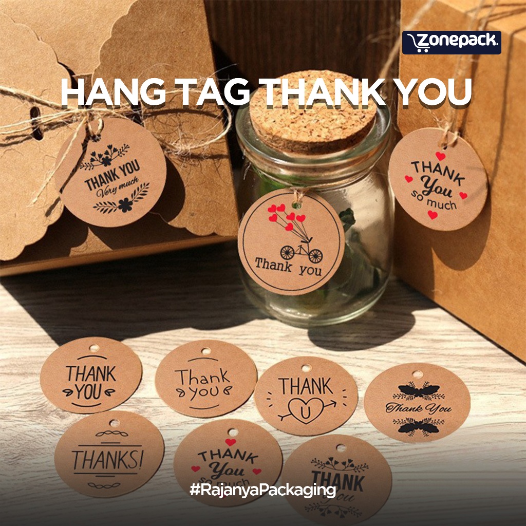 

Hang Tag Ucapan Thank You Craft 100 pcs | Hangtag Terima Kasih Kertas Kraft | Hang Tag Hampers | Hang Tag Free Tali Rami | Ucapan Tali Rami