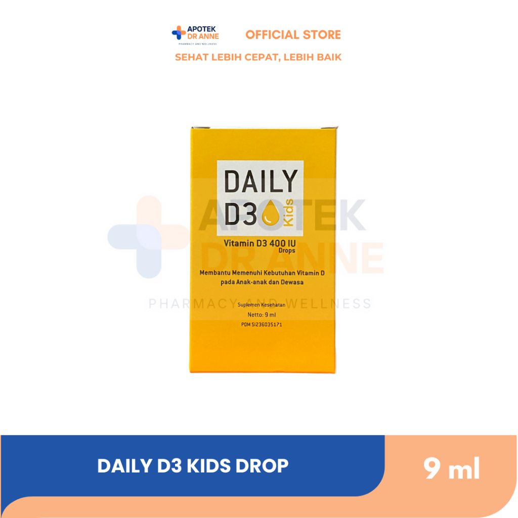 Daily D3 Kids Drop - SUplemen Kesehatan